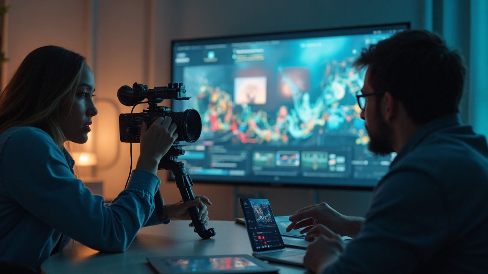 Creators shoot new content to maximize online video reach.
